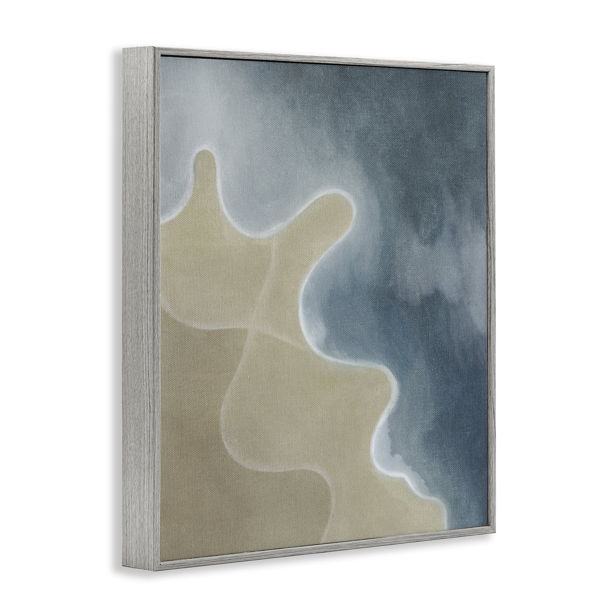 Stupell Industries Turning The Tides Contour Gray Framed Giclee Art, design by Grace Popp