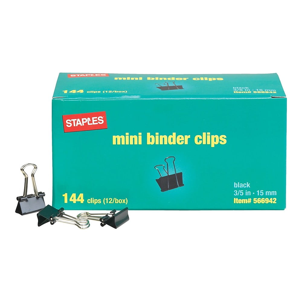 staples binder clips