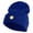 Royal, variant on Water Polo Ball Iron on Patched 12 Inch Long Knitted Beanie - Royal OSFM