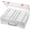 Clear, variant on Photo Storage Box 4x6, 18 Inner Extra Large Organizer Acid-Free Photo Keeper Storage Case, Plastic Craft Storage Box for Stickers Stamps Seeds (Clear, 18 Boxes)