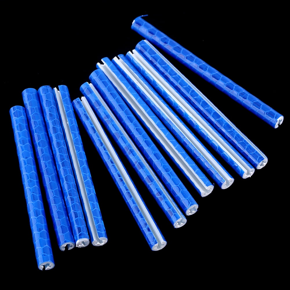 Mgaxyff 24pcs Cycling Bike Wheel Spoke Reflector Clips Reflective