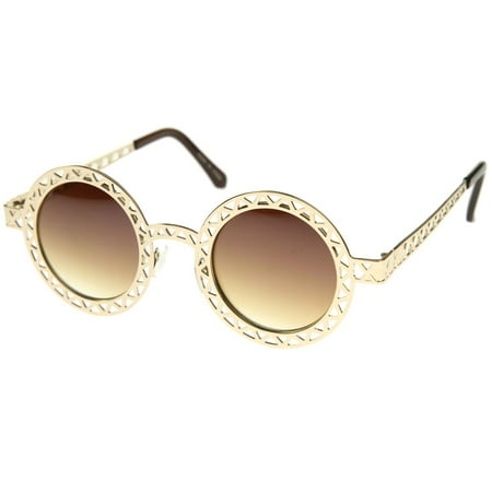 - MLC Eyewear Vintage Fashion Round Wired Frame Sunglasses S61NGW3173
