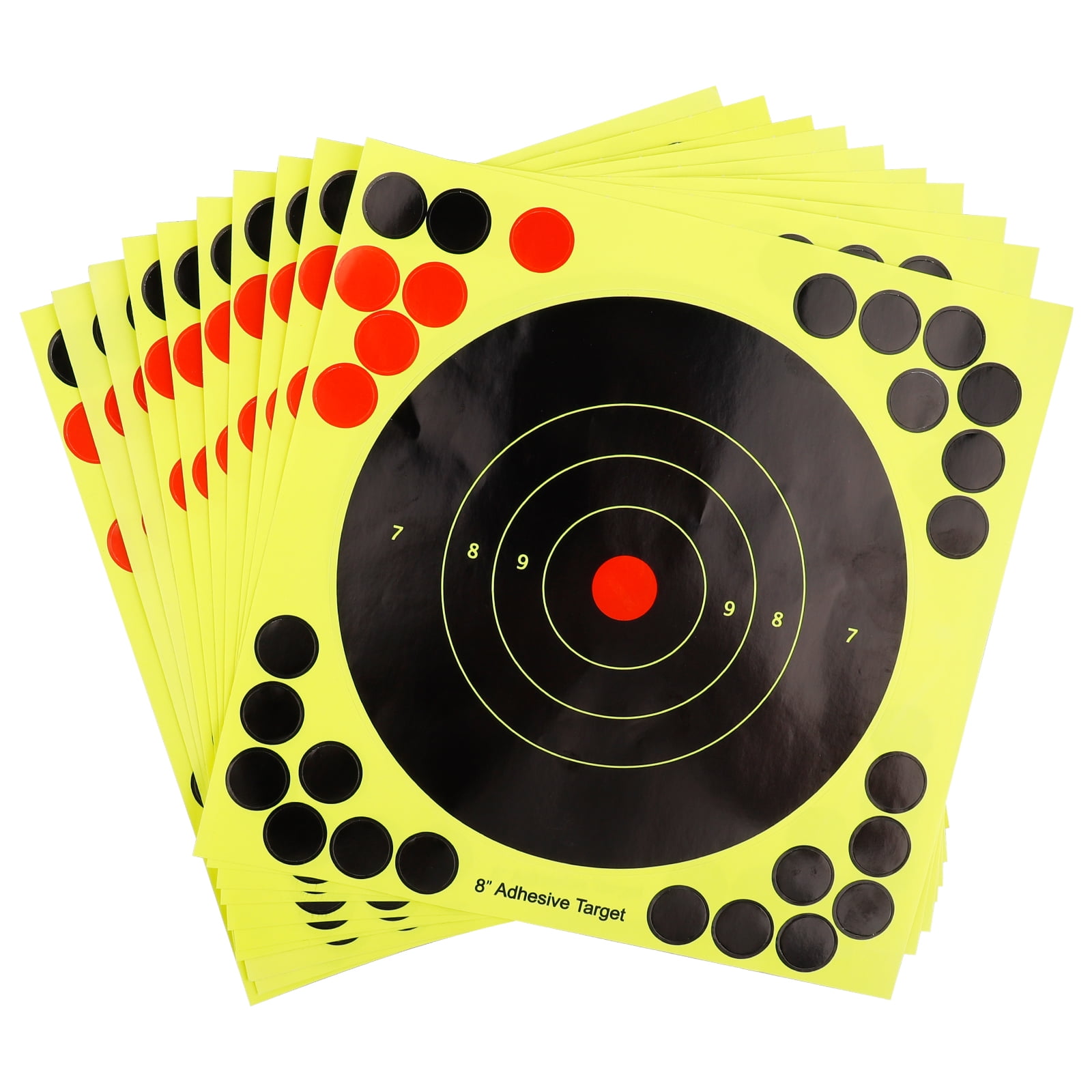 10pcs Adhesive Reactivity Shoot Target Aim Hunting Training Target Sticker 