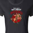 thumbnail image 4 of Inktastic Funny First Rodeo Cowboy Women's T-Shirt, 4 of 5