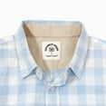 thumbnail image 3 of Dubinik® Mens Short Sleeve Button Down Shirts 100% Cotton Plaid Men's Casual Button-Down Shirts with Pocket, 3 of 6
