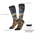 thumbnail image 4 of Naloa Starry Sky White Horse Thigh High Socks Extra Long Stretchy Sock Women Over Knee High Opaque Stocking Daily Wear, 4 of 6