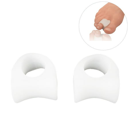 2 Pieces Standard Bunion Toe Separator/Spacer Set - 1 Pair Soft Gel Splints - One Size Fits All - Fast Relief - Wear With Shoes - For Men & Women, Toe Orthotics Foot Correction, Big Toe Silicone (Best Shoes To Wear With Orthotics)