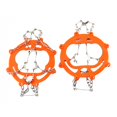 thumbnail image 4 of Tacos para Crampones Puños para nieve Tacos de Protección segura Caminar Senderismo sobre nieve Barro Naranja_L Macarena Tacos de hielo para nieve, 4 of 8