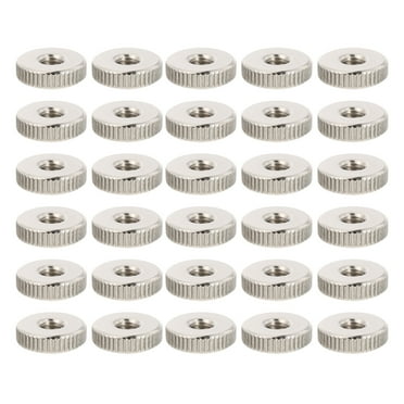 Stackable Lock Adjustment Nut Adjusting Nuts Silver