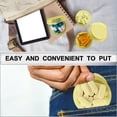 thumbnail image 3 of Small Pill Box (3 Pack), Daily Mini Pill Organizer Portable for Purse Pocket,Travel Pill Case Medicine Storage Container Earplug Case (Yellow）, 3 of 14