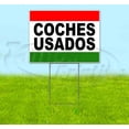thumbnail image 1 of Coches Usados (18" x 24") Yard Sign, Includes Metal Step Stake, 1 of 6
