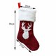 thumbnail image 2 of 1 pieza de calcetines de Navidad tipo A con cabeza de ciervo bolsa de regalo calcetines bordados de alce kenaf regalos de Navidad colgantes de Navidad ANGGREK  Otros, 2 of 7