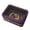 Purple, variant on Halloween Tin Box with Clear Lid, Metal Cookie Candy Storage Container, Reusable Spooky Organizer for Party Treat Desk Jewelry Stationery Home Decor(Black)