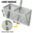 thumbnail image 3 of VEVOR Sand Rake, Iron Lake Weed Rakes, 52 inches Pole Beach Rake, 16" Aquatic Weeds Muck Sand Flea Rakes, Weed Cleaning Tool for Beach Lake Pond River Landscaping with Detachable Pole and Net, 3 of 9