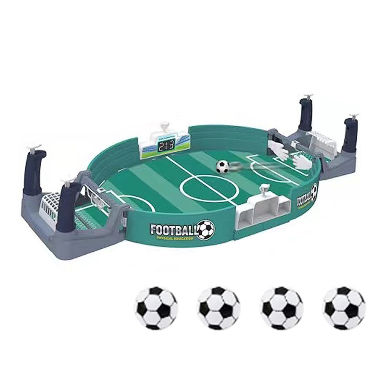 Jaspee Football Table Interactive Game,Mini Tabletop Soccer Pinball