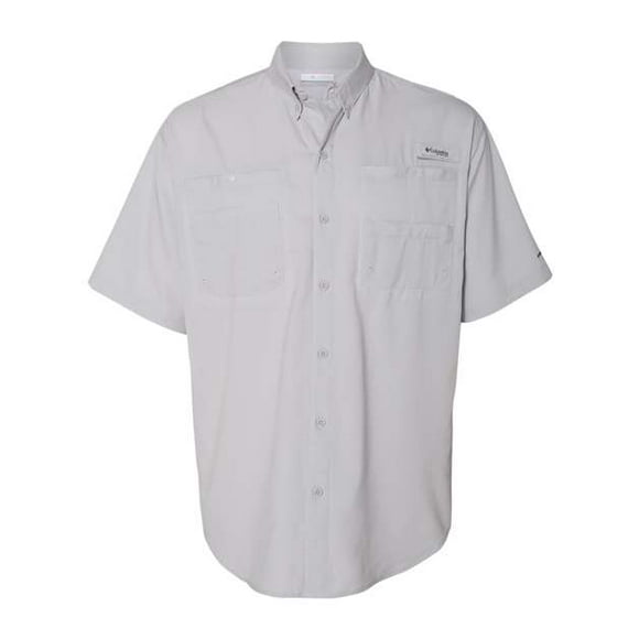 Columbia PFG Tamiami II UPF 40 - Camiseta de pesca de manga corta para hombre, color gris frío, 3X Columbia 128705