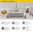 thumbnail image 3 of American Standard Portsmouth Undermount Stainless Steel 23 in. ADA Single Bowl Kitchen Sink, 3 of 3