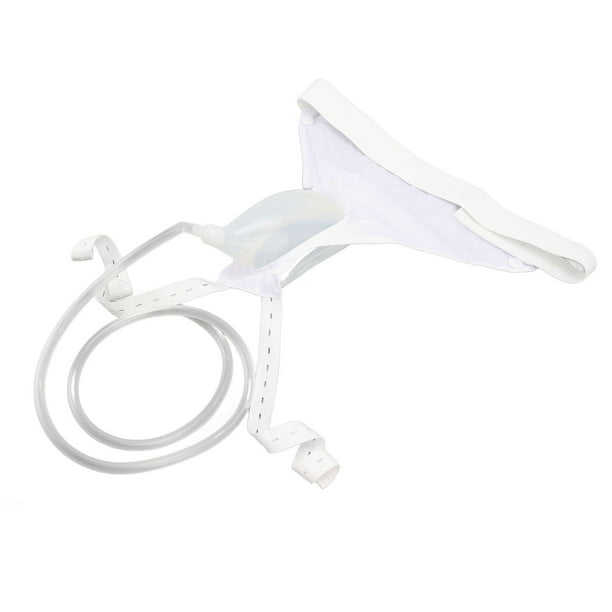 Female Urine Catheter Bags Set, Cross Valve Switch Wearable Urinal System Breathable Hygienic