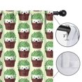 thumbnail image 4 of Blackout Kids Curtains,Green Hedgehog Pattern Childrens Insulated Curtains Set Of 2,Bedroom Essentials,Toddler Room Decor 42"x84"(106x213cm), 4 of 4