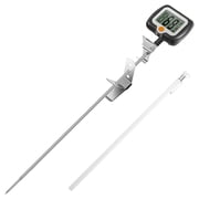 Digital Candy Thermometer with Pot Clip, 180° Rotating LCD Instant Read Food Thermometer for Deep Fry