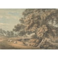 thumbnail image 3 of Thomas Hearne 14x11 Black Modern Framed Museum Art Print Titled - The Trees and River in the Park at Coleorton Hall, Leicestershire, 3 of 5
