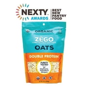 Zego Organic Oats, Double Protein, 14oz, Pack of 5
