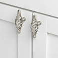 thumbnail image 3 of GlideRite 3 in. Classic Oval Birdcage Cabinet Knobs, Satin Nickel, Pack of 10, 3 of 4