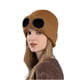 thumbnail image 1 of Sombreros de invierno para mujer, resistentes al viento, con gafas de esquí de punto y gorro de lana cálido., 1 of 1