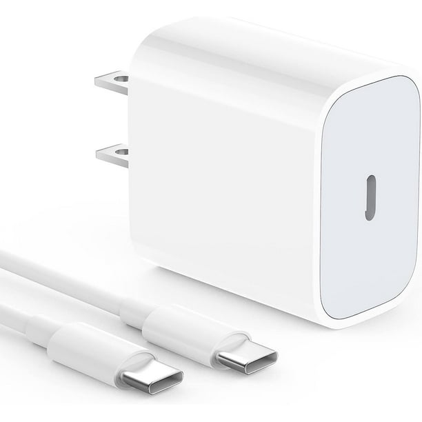 iPhone 15 Charger, 20W USB C Charger with 6.6ft USB C to C Charging Cable  for iPhone 15 Pro/15 Pro Max/15 Plus, iPad Pro 12.9/11 inch, iPad Air 5/4
