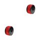 thumbnail image 4 of Wosthever Cuerda de seguridad de paracaídas, cuerda de poliéster para acampar, antideslizante, de alta resistencia, multicolor, para Rojo 2Conjunto, 4 of 6