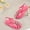 Watermelon Red, variant on Girls Jelly Sandals , Beach Ankle Strap Closed Toe Slip-Resistant Kids Girl Shoes Watermelon Red Size 1.5(Big Kids)