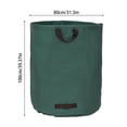 thumbnail image 2 of 2PCS-Reusable Lawns Bags Large Outdoor Gardening Bag with Double Bottom Lawn Pool Garden Leaf Waste Bag Leaf Bags Yard Waste Container Leaf Collector Bag Fall Leaf Bags for All Season,Green, 2 of 11