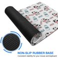 thumbnail image 6 of Long Mouse Pads for Desk,White Cow Milk Pattern Desk Mats on Top Of Desks, Desk Mouse Pad Extra Large with 3mm Non-Slip Base and Stitched Edge for Gaming,Office,Work,Home 47.3"x23.6", 6 of 6