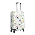 thumbnail image 3 of Balery Luggage Cover Easter Rabbit Print Suitcase Covers for Luggage Elastic Washable Suitcase Protector Fits 18-32 Inch Luggage-Small, 3 of 9
