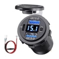 thumbnail image 3 of Bunblic 12 Volt USB Outlet Dual Quick Charge Spare Part for Marine 12V 24V Boat Blue Light, 3 of 8