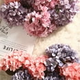 thumbnail image 5 of DIY Silk Autumn Fake Peony Hydrangea Artificial Rose Flowers Bride Bouquet LIGHT PURPLE, 5 of 8