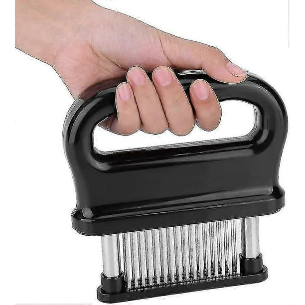 Meat Tenderizer, Manual Meat Tenderizer with 48 Stainless Steel Blades for Tenderizing Beef Steak