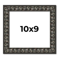 10x9 Frame Black-Brown Medieval Solid Wood Picture Frame | 1.5 Inch Moulding Width | Gotham Beveled