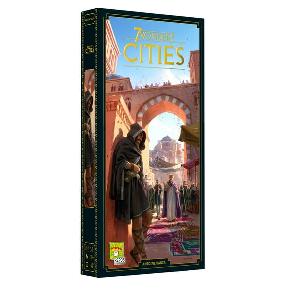 7 Wonders: Cities Expansion Board Game Expansion for Ages 10  , From Asmodee
