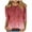 Red, variant on Puntoco Tops for Women 2025 Women'S 3/4 Sleeve Tops Crew Neck Basic Three Quarter Tees Shirts Casual Loose Fit Comfy Blouse Purple XXXL(XXXL)