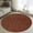 Chocolate, variant on Round Area Rug 4ft, Black Burlap Texture Non-slip Area Rugs for Living Room/Bedroom/Bathroom/Kitchen, Farmhouse Vintage Black Washable Throw Floor Mat Indoor Outdoor Entrance Doormat