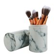 thumbnail image 2 of De Cepillos De Maquillaje Piezas De profesion Herramienta De Cepillo Sintético Sintético Blending Con Taza De Almacenamiento de material cuero Macarena Set de brochas de maquillaje, 2 of 8