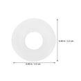 thumbnail image 2 of BESTOYARD 12Pcs White Silicone Sealing Stopper Cap Replacement Gasket for Bottles, 2 of 8