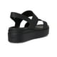 thumbnail image 5 of Sandalia Crocs Brooklyn Low Wedge, Hebilla Ajustable, Negra, 5 of 7