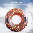 thumbnail image 2 of Muyoka Trineo de nieve inflable de 56 pulgadas Tubo de nieve con 2 asas sólidas -40 ℃ Trineo de nieve resistente al frío Tubo de nieve inflable de PVC duradero Juguetes de nieve Regalos Muyoka Hogar, 2 of 7