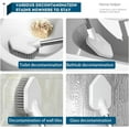 thumbnail image 4 of Sanitary Solution, Toilet Brush and Holder with TPR Material, Specialized Base for Dripping-Free Use, Stainless Steel Handle for Easy Grip, Two-In-One Design for Versatile Cleaning, 4 of 5