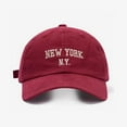 thumbnail image 2 of Toddler Hat Letter New York Embroidery Baseball Hat for Kids Breathable Travel Toddler Baseball Caps for Boys 2-8 Years Kids Clothes, 2 of 5
