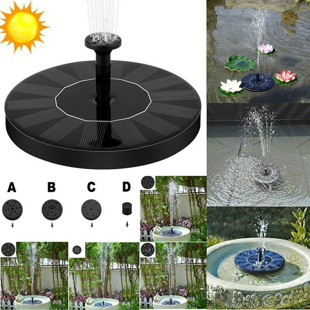 Solar Bird bath Fountain Pump, Outdoor Watering Submersible Pump, Free