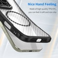 thumbnail image 3 of Allytechgroup Carbon Fiber Case for iPhone Air, Thin & Light Design Full Camera Lens Protection Anti-Fingerprint & Non-Slip Flexible Shockproof Protective Back Cover for Women Men, Black, 3 of 9