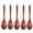 As shown, variant on Qnjujn 5-Piece Wooden Tea Spoon Set - Compact Kitchen Utensils for Seasoning, Coffee, Sugar, Jar Storage, Eco-Friendly Supplies